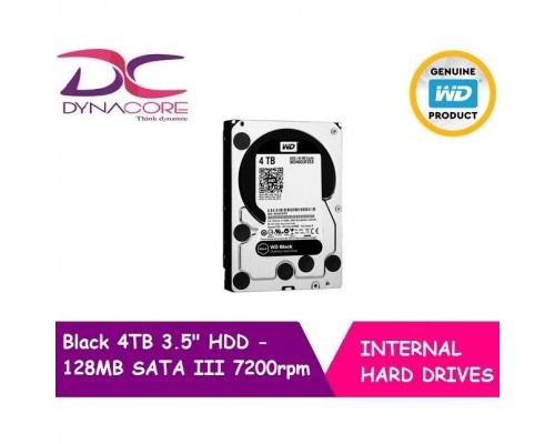 WD Black 2TB   3.5" HDD - 128MB SATA III 7200 rpm  -WD2003FZEX