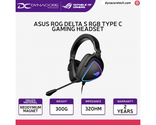 ["FREE DELIVERY"] - ASUS ROG Delta S RGB Gaming Headset with USB-C - 4718017659680