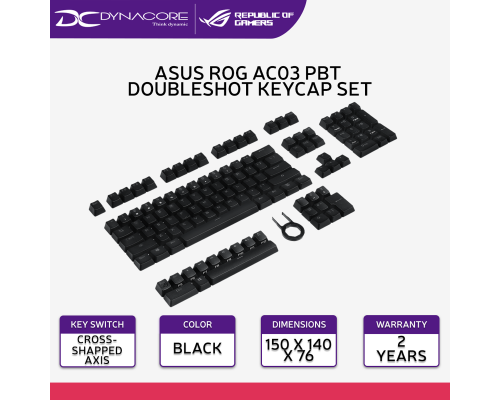 ASUS ROG PBT Keycap Set (AC03) Keyboard cap -4718017888714