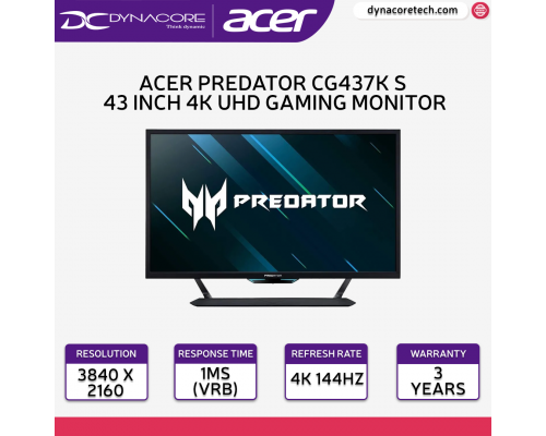 ACER Predator CG437K S 43 inch 4K UHD (VA) NEW Gaming Monitor with VESA DisplayHDR 1000    - ACERCG437KS