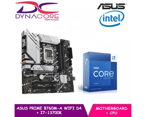 ASUS PRIME B760M-A WIFI D4 + Intel® Core™ i7-13700K BUNDLE