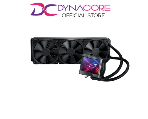 ASUS ROG Ryujin II 360 all-in-one liquid CPU cooler with 3.5" LCD, embedded pump fan with PWM 120mm radiator fans -4711081744665