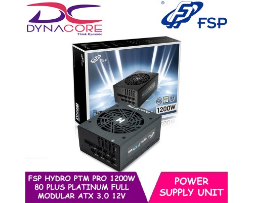 FSP Hydro PTM Pro 1200W 80 Plus Platinum Full Modular ATX 3.0 12V Power Supply - HPT2-1200M - 4713224527395
