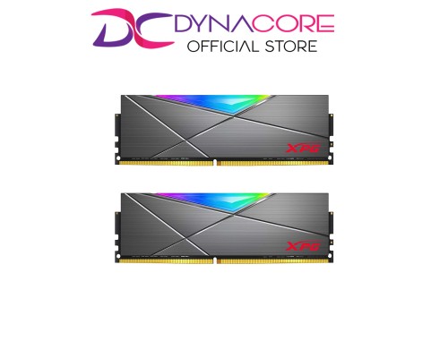 ADATA XPG SPECTRIX D50 RGB 3600MHz DDR4 32GB (2x16GB) Desktop Memory / RAM CL18-22-22 Kit Grey (AX4U360016G18I-DT50) -4711085934468