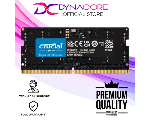 Crucial RAM 16GB DDR5 4800MHz CL40 Laptop Memory CT16G48C40S5 -649528906526