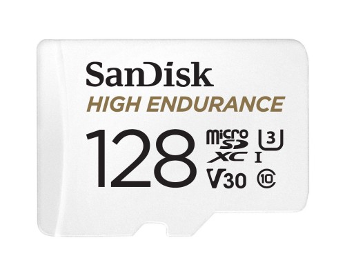SanDisk 128GB High Endurance microSD card with Adapter for dash cams and security cameras SDSQQNR  -619659173104