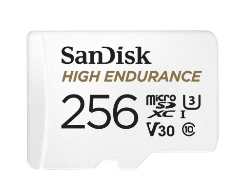 ["FREE DELIVERY"] - SanDisk 256GB High Endurance microSD card with Adapter for dash cams and security cameras SDSQQNR -619659173227