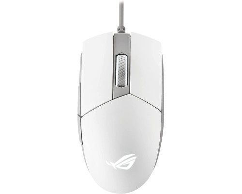 ASUS ROG Strix Impact II Moonlight White Gaming Mouse | Ambidextrous and Lightweight Design, 6200 DPI Optical Sensor -4711081107835
