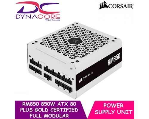 CORSAIR RM850 850W White ATX 80 PLUS GOLD Certified Full Modular Power Supply - CP-9020232-UK  -840006628903