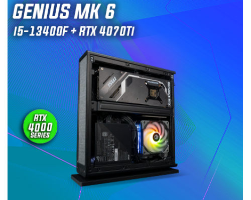 GENIUS MK 6 | i5-13400F + RTX 4070Ti - IG13400F4070TI-WC60