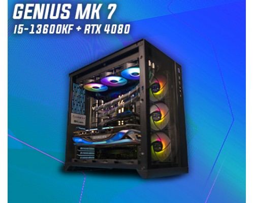 GENIUS MK 7 | I5-13600KF + RTX 4080 - IG13600KF4080-WC68