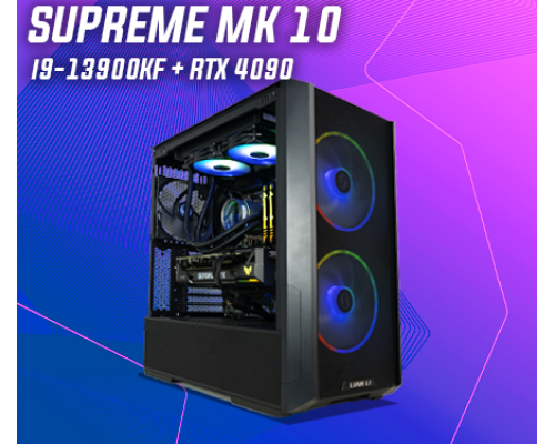 SUPREME MK 10 | i9-13900KF + RTX 4090 - IS13900KF4090-WC48