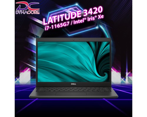 【Ready Stock】 DELL LATITUDE 3420 BUSINESS MODEL 14" FHD (i7-1165G7 | 8GB RAM | 512GB SSD | WIN 10 PRO | 3YEARS ON-SITE WARRANTY BY DELL)  -DELL3420i7