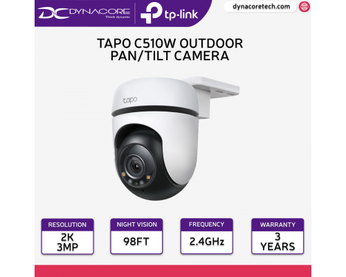 [FREE DELIVERY]  - TP-Link Tapo C510W Outdoor Pan/Tilt Security WiFi Camera - 4895252501575