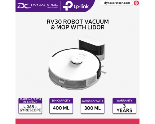 ["FREE DELIVERY"] - TP-Link Tapo RV30 LiDAR Navigation Robot Vacuum & Mop - 4897098689585