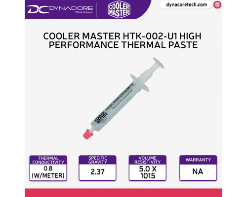 Cooler Master HTK-002-U1-GP Thermally conductive paste 4.18 W/mK 2 g Max. temperature: 170 °C