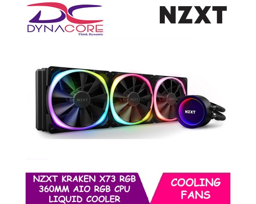 NZXT Kraken X73 RGB 360mm AIO RGB CPU Liquid Cooler RL-KRX73-R1 - 5060301696451