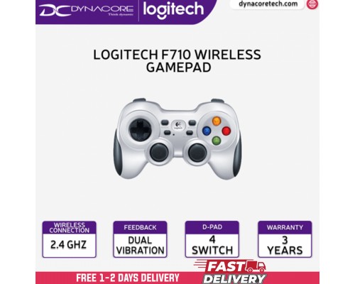 ["FREE DELIVERY"] - Logitech F710 940-000119 Wireless Gamepad for PC Gaming and Android TV - 097855071910