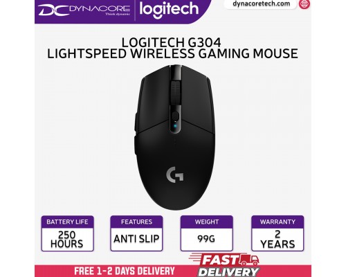 ["FREE DELIVERY"] - Logitech G304 Lightspeed Wireless Gaming Mouse - 910-005284 -097855137715