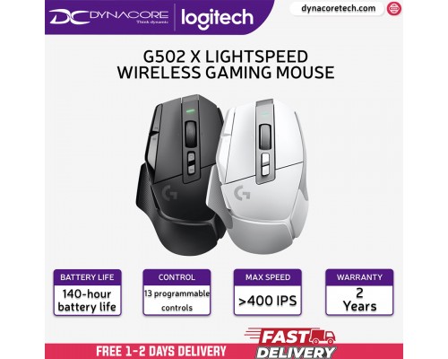 ["FREE DELIVERY"] - Logitech G502 X PLUS LIGHTSPEED RGB Wireless Gaming Mouse with LIGHTFORCE, LIGHTSYNC RGB, HERO 25K - 097855166975
