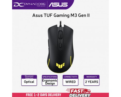 ["FREE DELIVERY"] - Asus TUF Gaming M3 Gen II Wired Gaming Mouse - 4711081909118