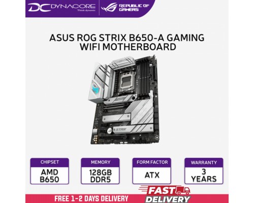["FREE DELIVERY"] - ASUS ROG STRIX B650-A GAMING WIFI 6E ATX Gaming motherboard - 4711081917779