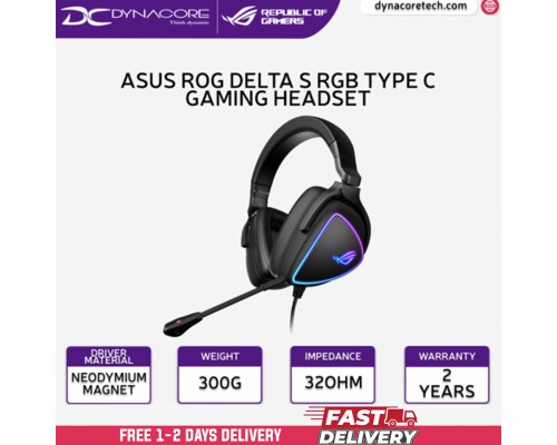 ["FREE DELIVERY"] - ASUS ROG Delta S RGB Gaming Headset with USB-C - 4718017659680
