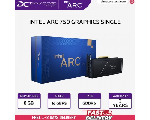 ["FREE DELIVERY"] - Intel® Arc™ A750 8GB Limited Edition Graphics Card / Intel ARC - 5032037235921