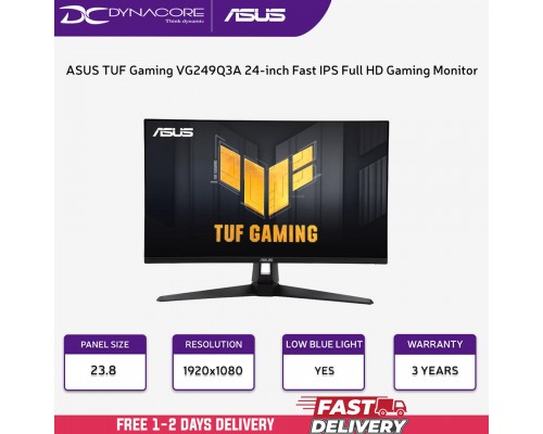["FREE DELIVERY"] - ASUS TUF Gaming VG249Q3A 24-inch 180Hz Fast IPS Full HD Gaming Monitor - ASUSVG249Q3A
