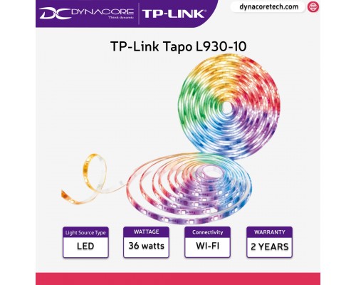 TP-Link Tapo L930-10 Smart Wi-Fi Light Strip Multicolor - 4897098681374