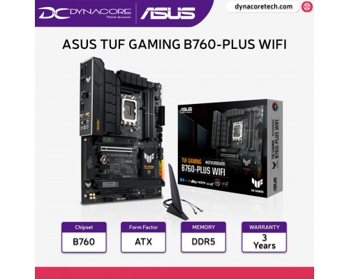 ASUS TUF GAMING B760-PLUS WIFI DDR5 LGA 1700 ATX Motherboard - 4711387095126