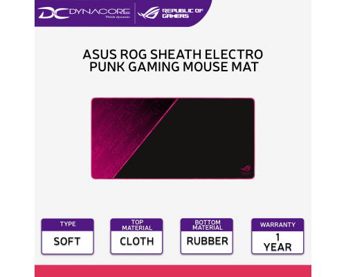 Asus ROG Sheath Electro Punk Gaming Mouse Mat - NC07 EP -4718017713313