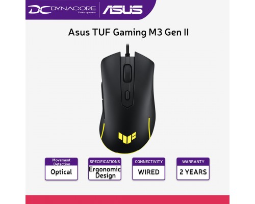 Asus TUF Gaming M3 Gen II Wired Gaming Mouse - 4711081909118