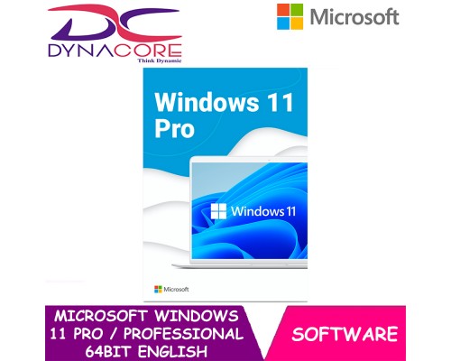 Microsoft Windows 11 Pro / Professional 64bit English Operating Software OEM DVD - 889842905892