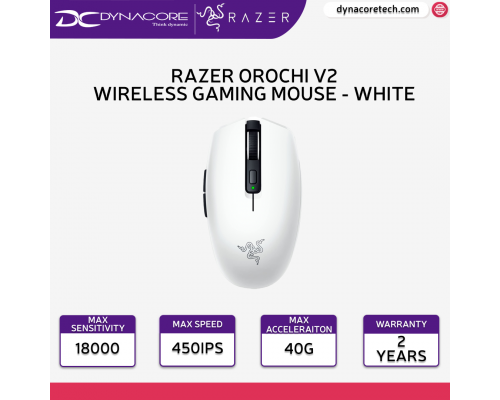 Razer Orochi V2 Wireless Gaming Mouse  White - RZ01-03730400-R3A1 -8886419333401