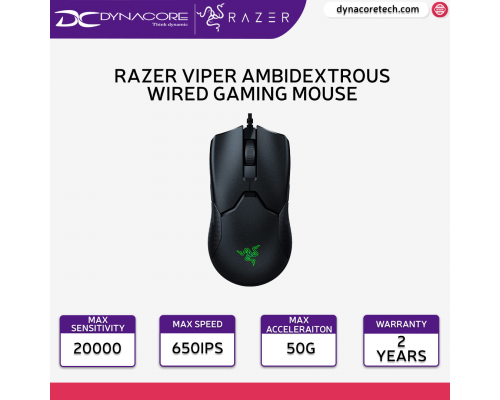 Razer Viper 8KHz - Ambidextrous Wired Gaming Mouse - RZ01-03580100-R3M1 -8886419333135