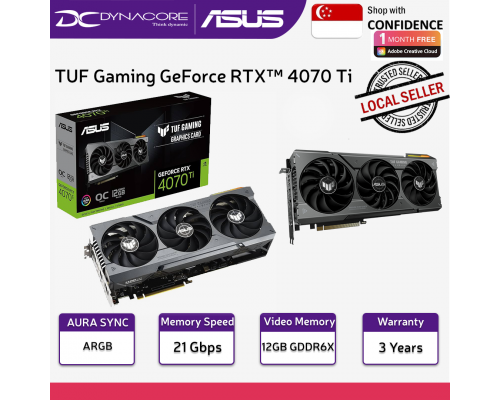 ASUS TUF Gaming GeForce RTX 4070 Ti 12GB GDDR6X OC Edition Graphics Card RTX4070 4070Ti