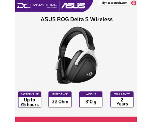 ASUS ROG Delta S Wireless Gaming Headset (AI Beamforming Mic, 7.1 Surround Sound) - 195553520256