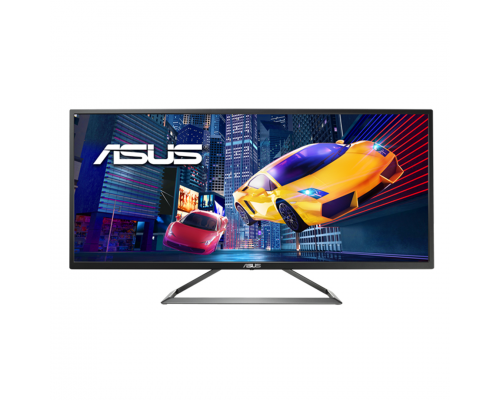 ASUS VP348QG Gaming Monitor 34.0 inch, UWQHD (3440 x 1440), 21:9, HDR-10, Adaptive-Sync/FreeSync, Shadow Boost, Wall Mountable, PiP/PbP, Flicker Free, Blue Light Filter  - ASUSVP348QG