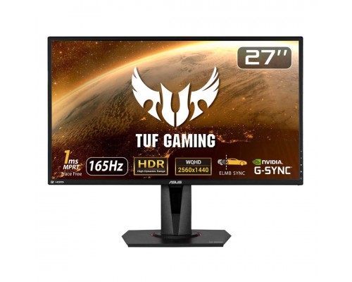 ASUS TUF Gaming VG27AQ HDR Gaming Monitor 27.0 inch WQHD (2560x1440), IPS, 165Hz -ASUSVG27AQ