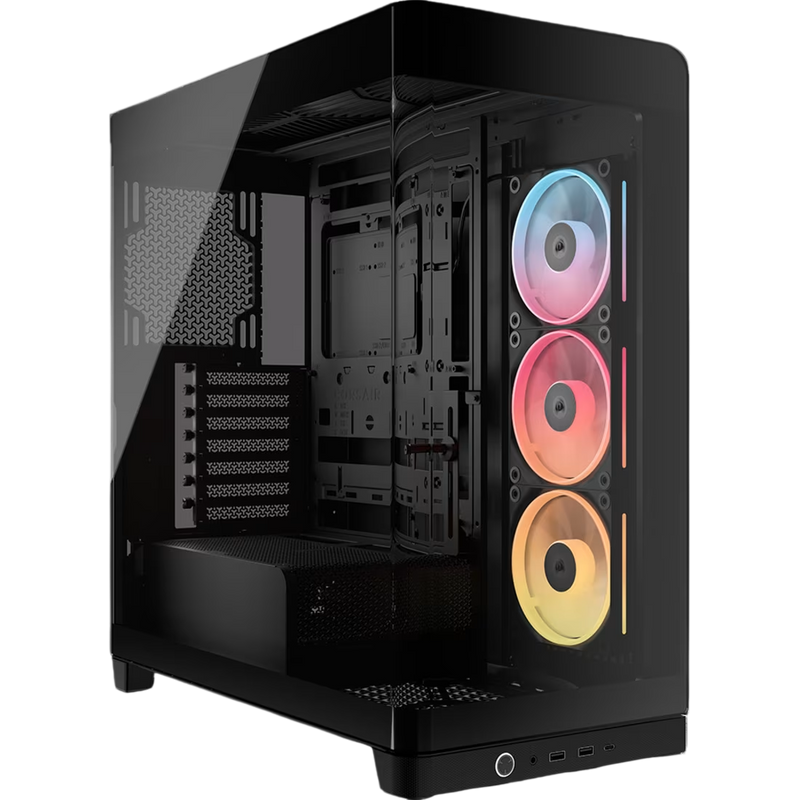 Corsair FRAME 4500X LX-R RGB iCUE LINK Panoramic Glass Mid-Tower PC Case - Black - CS-CC-9011316-WW