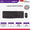 Logitech MK120 920-002586 USB Wired Keyboard and Mouse Desktop Combo - 097855067036