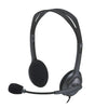 Logitech H111 Stereo 3.5mm multi-device Business Headset Black 981-000588 - 097855112873
