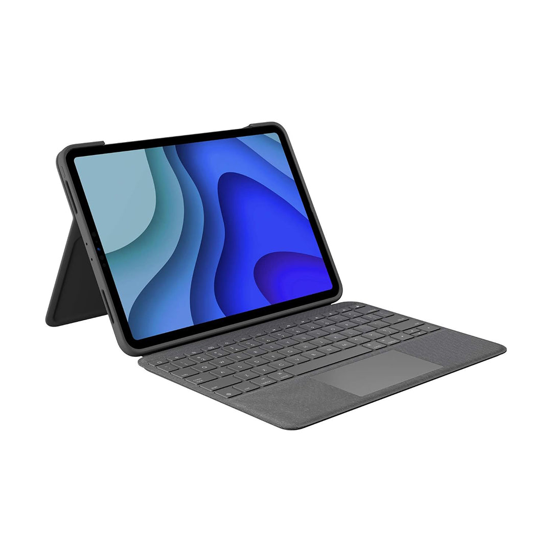 Logitech Folio Touch Oxford Grey English for iPad Air (4th & 5th gen) - 920-009954 - 097855163486
