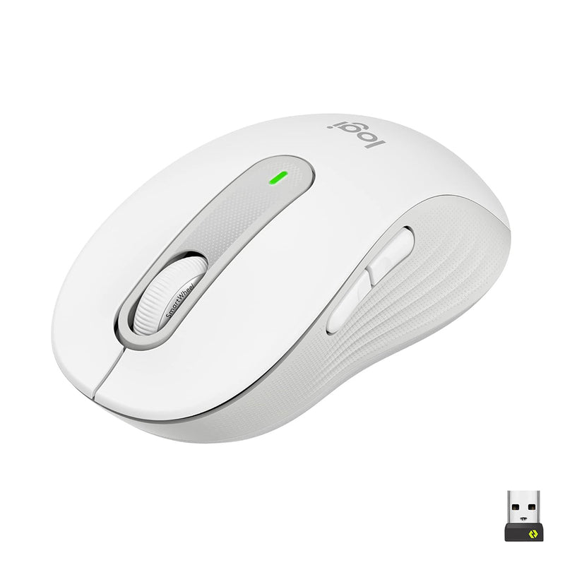 Logitech Signature M650 L Wireless Mouse - Off White 910-006249- 097855167798