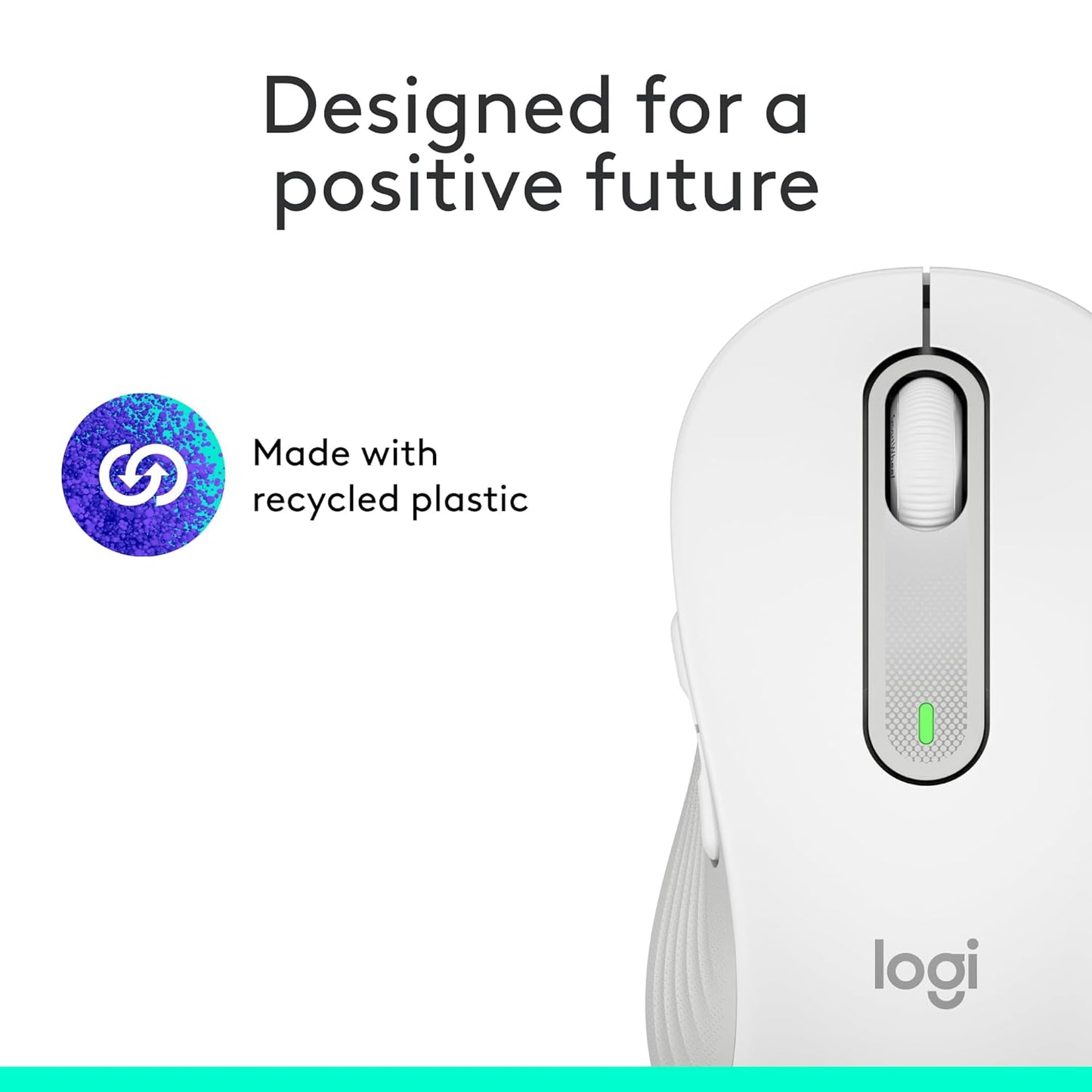 Logitech Signature M650 M Off-white Wireless Mouse 910-006264 (Silent Touch Technology) -097855167859