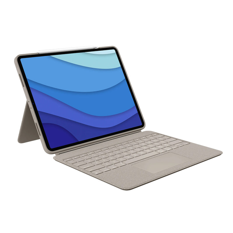 Logitech Combo Touch for iPad Pro 11-inch M4 - SAND - 920-013297 - 097855201591