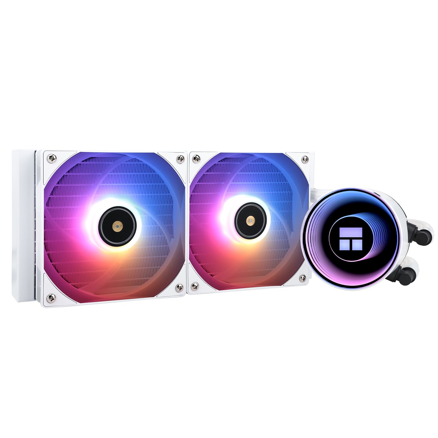 THERMALRIGHT FROZEN NOTTE 240 BLACK/WHITE ARGB V2 AIO LIQUID COOLER(3YRS) - 814256005319, 814256005326