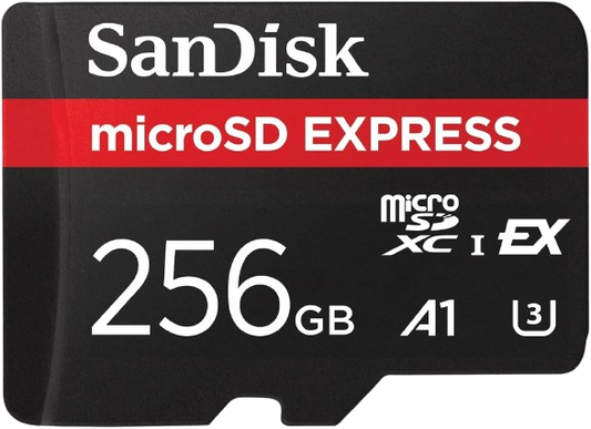 SanDisk microSD Express 256GB micro SDXC, 880MBs f Nintendo Switch 2 - 619659202064