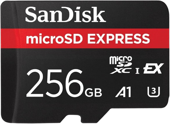 SanDisk microSD Express 256GB micro SDXC, 880MBs f Nintendo Switch 2 - 619659202064